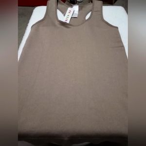 Tank Top Size:OS Coffee color